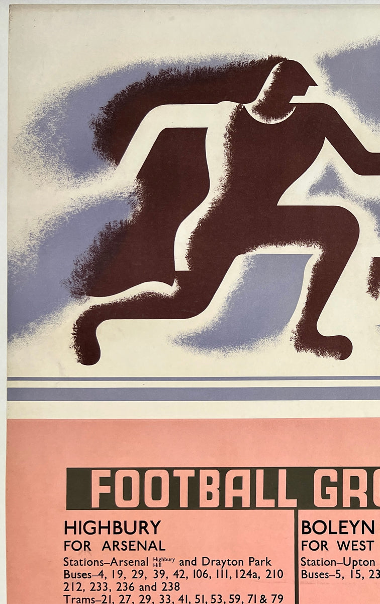 London Underground　ポスター POWER London's Underground | Edward McKnight Kauffer