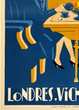 LONDRES VICHY PULLMAN - NORD WAGONS LITS PLM - PARIS LYON MEDITERRANEE RAILWAY