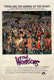 Authentic original vintage Warriors linen backed one sheet movie poster circa 1979.