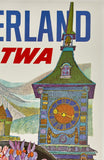 SWITZERLAND - FLY TWA - UP UP AND AWAY