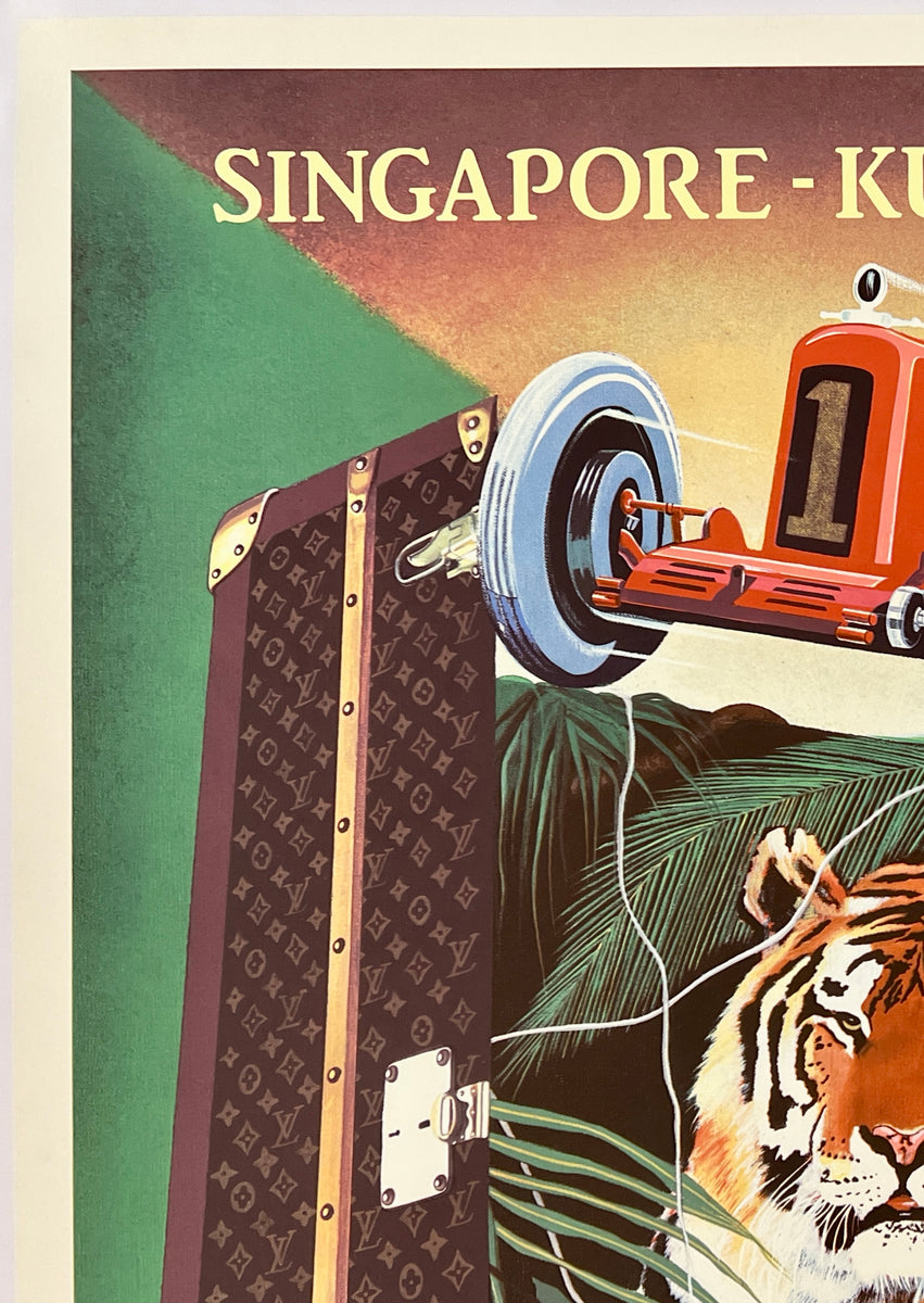 LOUIS VUITTON Poster VINTAGE EQUATOR RUN – CHICAGO VINTAGE POSTERS