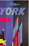 NEW YORK - FLY TWA - UP UP & AWAY - Times Square