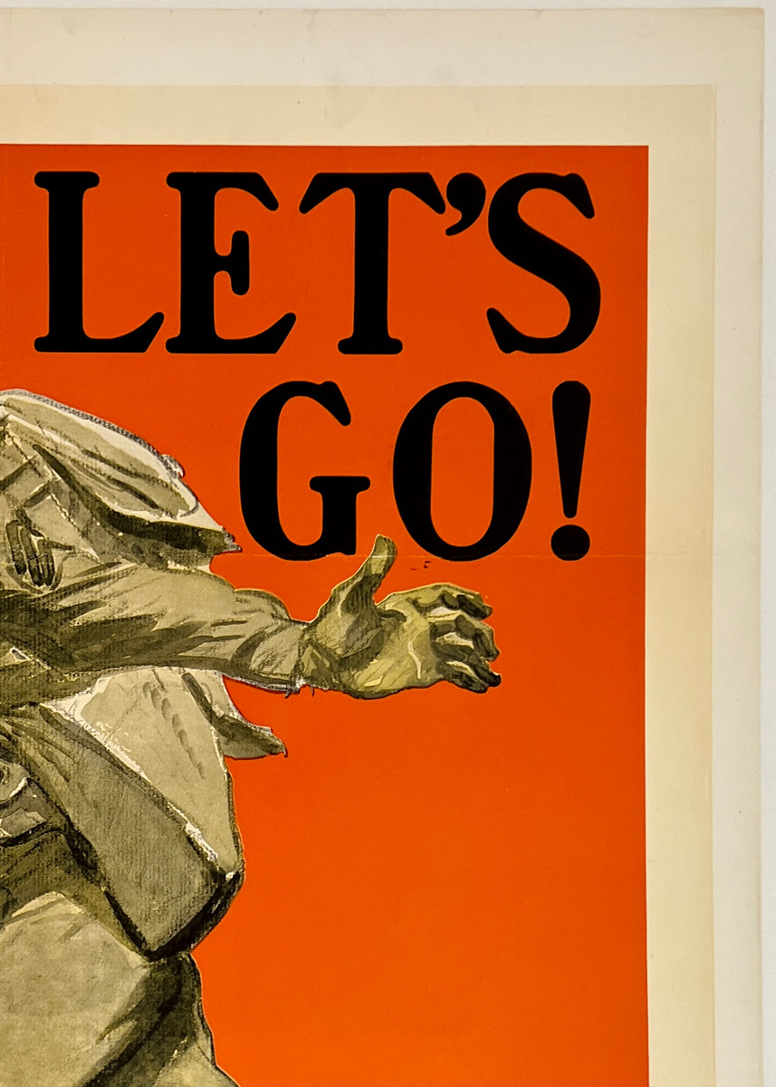 LET'S GO! U.S. MARINES Poster – CHICAGO VINTAGE POSTERS