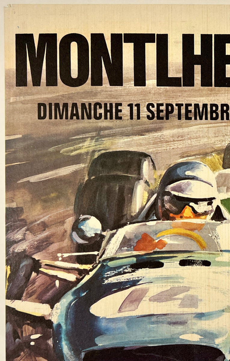 Poster Haute Qualité Course Automobile Montlhéry 1966 - Reproduction D'affiche Vintage - Format 45x60 Cm - Neuf Sous Tube