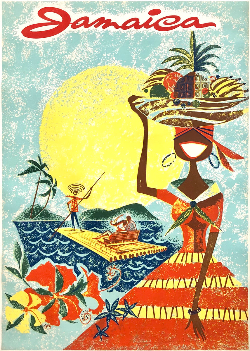 Original Vintage Poster JAMAICA – CHICAGO VINTAGE POSTERS