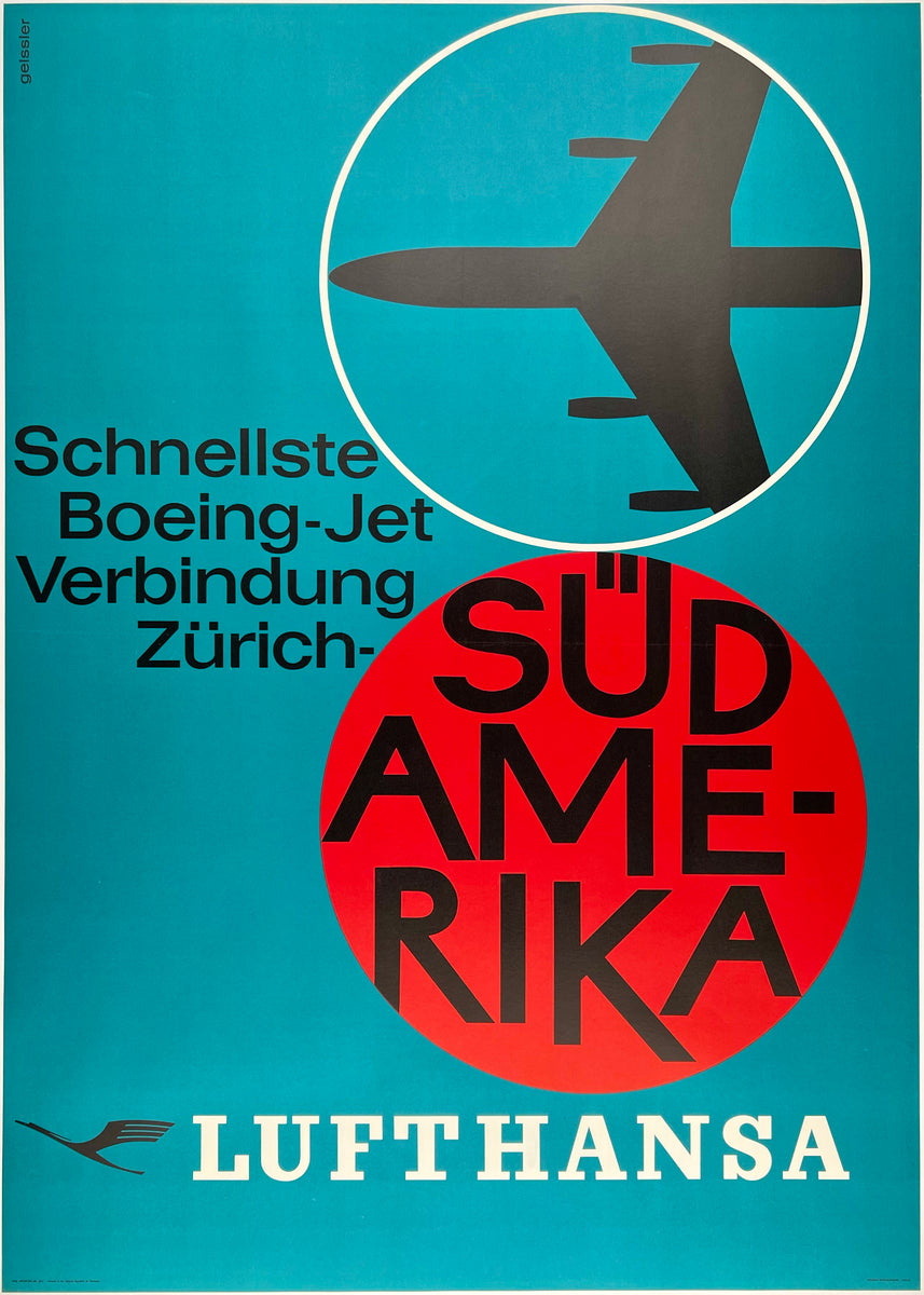 AVIATION DEUTSCHE LUFTHANSA R68 - POSTER HQ 50x70cm d'une AVIATION DEUTSCHE LUFTHANSA R68 - POSTER HQ 50x70cm d'une