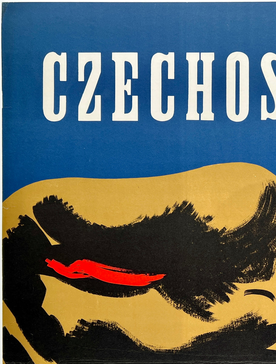 Original Vintage Poster CZECHOSLOVAKS CARRY ON – CHICAGO VINTAGE