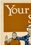 YOUR WAR SAVINGS PLEDGE - WAR SAVINGS STAMPS - WWI