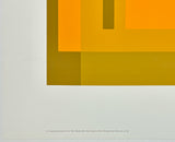 JOSEF ALBERS - RED ORANGE WALL - METROPOLITAN MUSEUM OF ART 1970