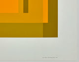 JOSEF ALBERS - RED ORANGE WALL - METROPOLITAN MUSEUM OF ART 1970