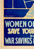 JOAN OF ARC SAVED FRANCE - WOMEN OF BRITAIN SAVE YOUR COUNTRY - BUY WAR SAVINGS CERTIFICATES