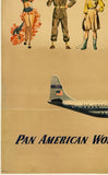 PAN AM CLIPPER - FLY WITH THE LEADER - PAN AMERICAN WORLD AIRWAYS