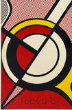 ASPEN WINTER JAZZ 1967 - Roy Lichtenstein - Hand Signed and Numbered 74/300
