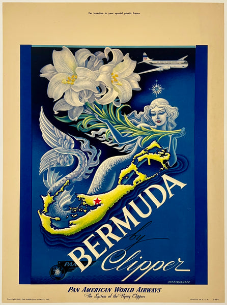 PAN AM - BERMUDA BY CLIPPER