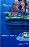 SABENA - BELGIAN WORLD AIRLINES - NEW YORK DIRECT TO MOSCOW