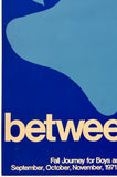 FIELD MUSEUM - BETWEEN THE TIDES - 1971 EXHIBIT POSTER
