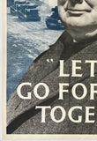 LET US GO FORWARD TOGETHER - BRITISH WWII