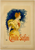 Original vintage CAMILLE STÉFANI - MAITRES DE L'AFFICHE French art nouveau poster from the Maitres de L'Affiche book by artist Cheret circa 1897. This poster is plate number 93.