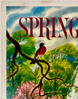 SPRING IS GAY - TRAVEL BY GREYHOUND - Mini Poster