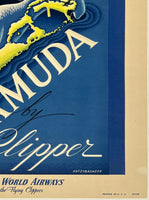 PAN AM - BERMUDA BY CLIPPER