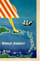 CARIBBEAN BY CLIPPER - PAN AM - PAN AMERICAN WORLD AIRWAYS
