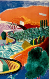 DAVID HOCKNEY - A RETROSPECTIVE - NICHOLS CANYON - METROPOLITAN MUSEUM OF ART 1988