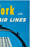 NEW YORK VIA UNITED AIR LINES