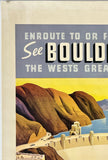 SEE BOULDER DAM - THE WEST'S GREATEST SPECTACLE - NEW YORK CENTRAL SYSTEM