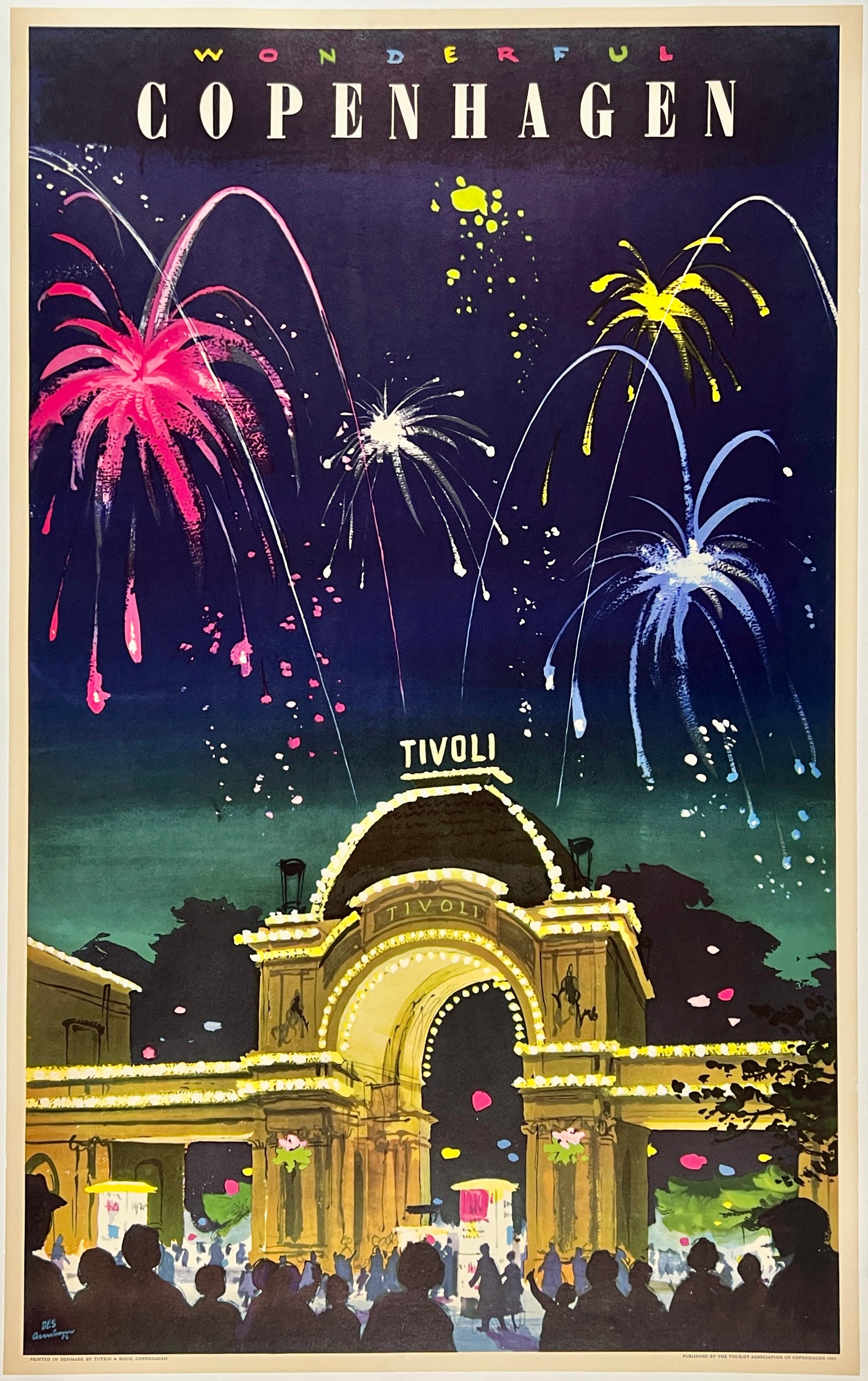 WONDERFUL COPEHAGEN Poster TIVOLI – CHICAGO VINTAGE POSTERS
