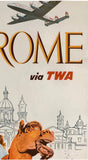 ROME VIA TWA - TRANS WORLD AIRLINES