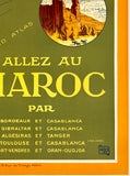 ALLEZ AU MAROC - CHEMINS DE FER D'ORLEANS Morocco, Casablanca, Marrakech, Tanger