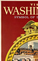 VISIT WASHINGTON - SYMBOL OF DEMOCRACY! GO VIA PENNSYLVANIA RAILROAD