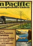 SOUTHERN PACIFIC LINES - EISENBAHN-UND DAMPFSCHIFFS-LINIEN