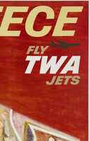 GREECE - FLY TWA JETS - UP UP AND AWAY