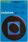 Poster for Expo 67 sculpture exhibition in Montreal, Canada