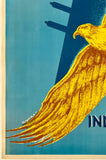 INDIAN AIRLINES - FLY VISCOUNT - ON THE ROUTES OF THE GOLDEN EAGLE