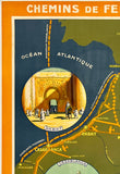 ALLEZ AU MAROC - CHEMINS DE FER D'ORLEANS Morocco, Casablanca, Marrakech, Tanger