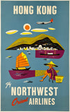 HONG KONG - FLY NORTHWEST ORIENT AIRLINES