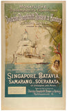 DEUTSCHEN DAMPFSCHIFFS - SUNDA LINIE - SALATIGA - SINGAPORE, BATAVIA, SAMARANG UND SOERABAYA