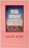Original vintage David MAN RAY - Alexandre Iolas Gallery Exhibition linen backed art poster plakat affiche printed circa 1973.
