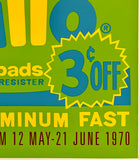 ANDY WARHOL - BRILLO - PASADENA ART MUSEUM 1970