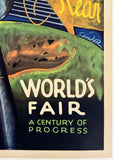 CHICAGO WORLD'S FAIR - SEE, HEAR, PLAY - A CENTURY OF PROGRESS 1934 (Small Format 13.2" x 19.7")