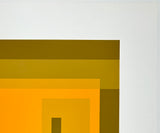 JOSEF ALBERS - RED ORANGE WALL - METROPOLITAN MUSEUM OF ART 1970