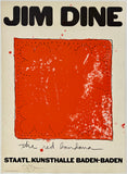 JIM DINE - THE RED BANDANA - STAATL. KUNSTHALLE BADEN-BADEN - Hand Signed By The Artist