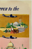 FLY BY CLIPPER TO THE NEAR EAST, INDIA & PAKISTAN, ORIENT - PAN AMERICAN WORLD AIRWAYS - PAN AM