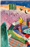DAVID HOCKNEY - A RETROSPECTIVE - NICHOLS CANYON - METROPOLITAN MUSEUM OF ART 1988
