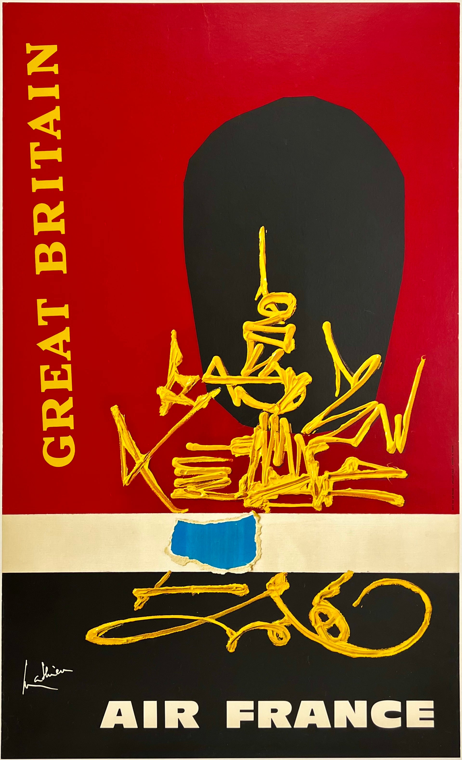 AIR FRANCE Poster - GREAT BRITAIN – CHICAGO VINTAGE POSTERS