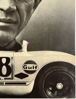 McQUEEN DRIVES PORSCHE