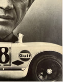 McQUEEN DRIVES PORSCHE