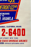 FLY USOA DC-6B - UNITED STATES OVERSEAS AIRLINES